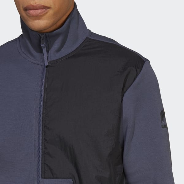 Blue All Blacks Rugby Lifestyle Jacket