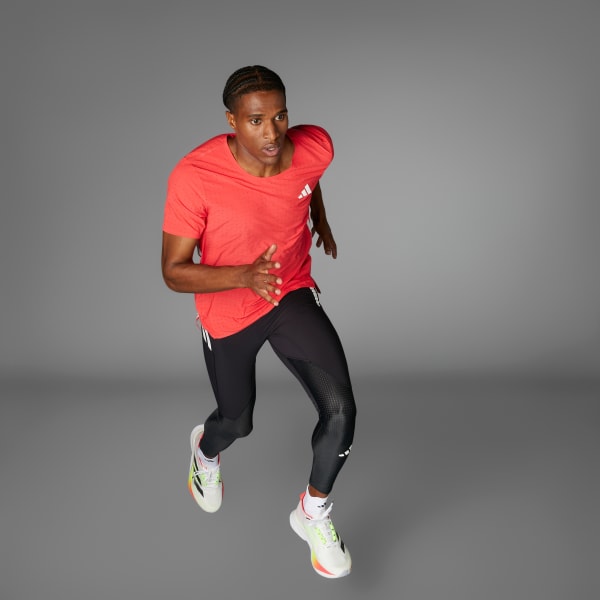 Merah Tee Lari Adizero