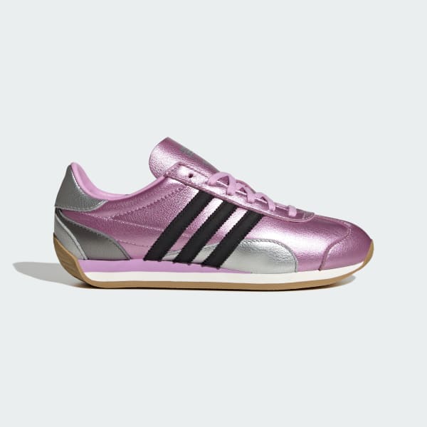 靴 ADIDAS COUNTRY OG Adidas Originals Country OG Silver Off White Black Shoe