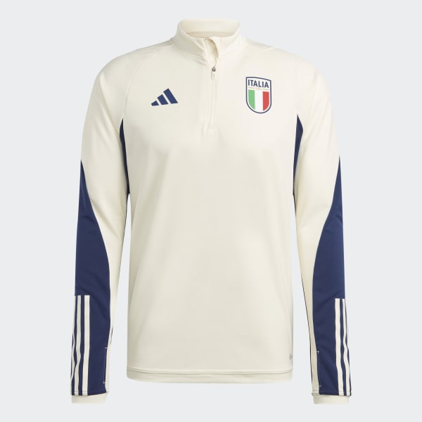 wit Italië Tiro 23 Training Shirt