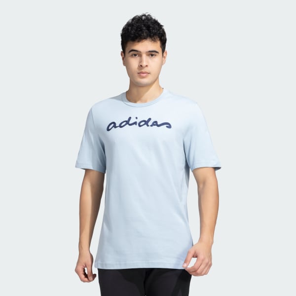 Blue adidas Sportswear Embroidered Tee