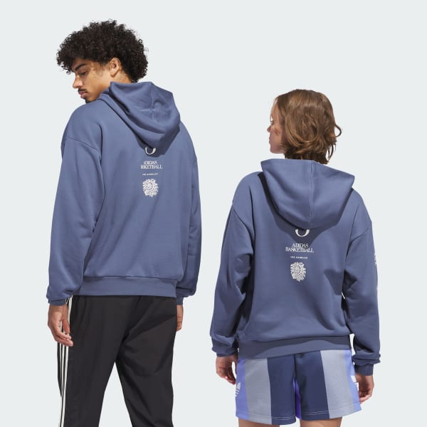 adidas LA to the World Graphic Hoodie Gender Neutral Blue adidas Thailand