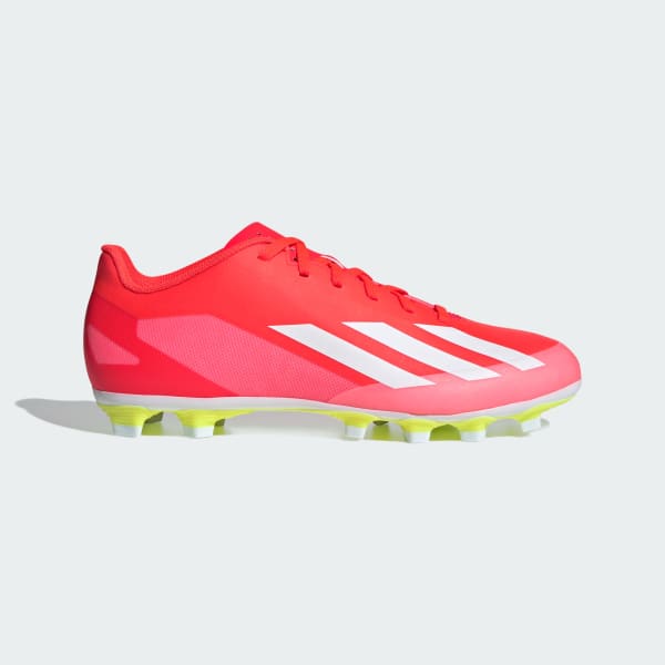 adidas X Crazyfast Club Flexible Ground Soccer Cleats - Red | Free