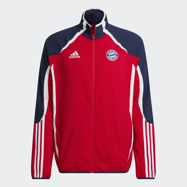 Rojo Chamarra Teamgeist FC Bayern Tejida