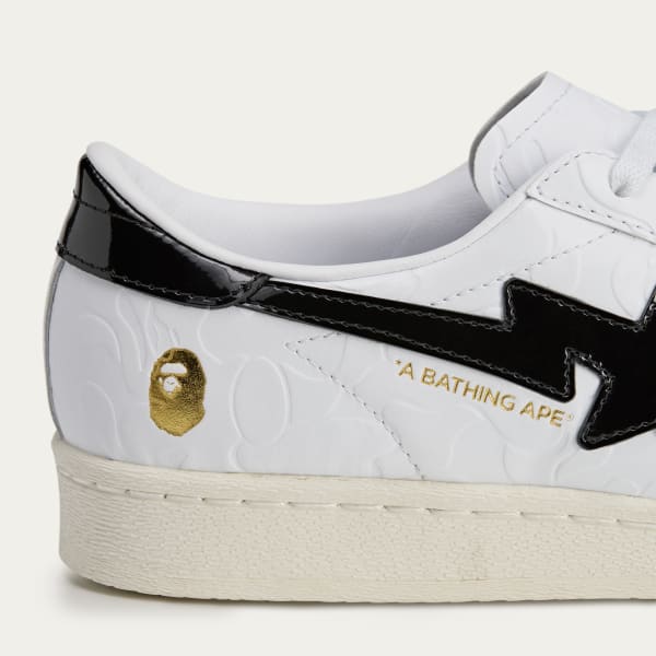 adidas SSTR V Bape Shoes - White | Free Shipping with adidas SSTR V Bape Shoes - White | Free Shipping with