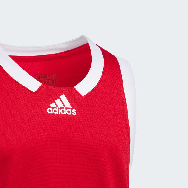 レッド バスケットボール ユース アイコン スクワッド AEROREADYジャージー