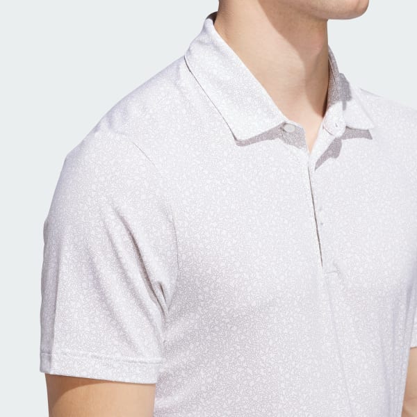 adidas Ultimate365 Mini Bunker Polo Shirt - White | Free Shipping