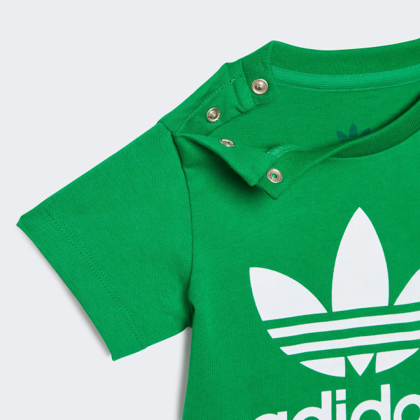 Verde Camiseta Trefoil Infantil