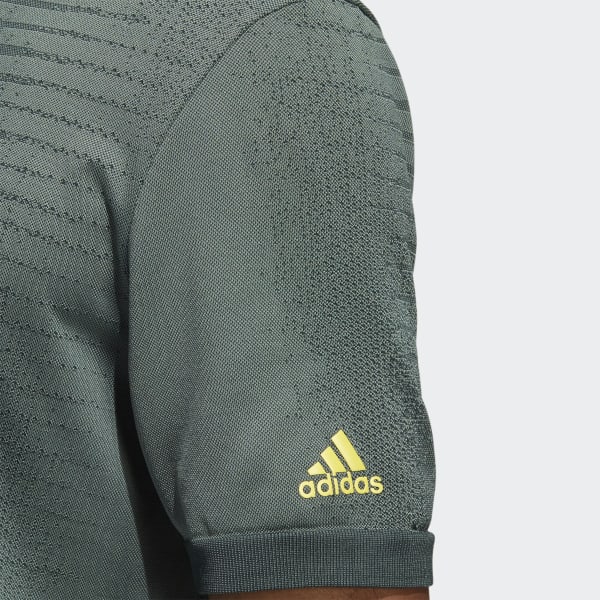 Groen Statement Naadloos Poloshirt CM495