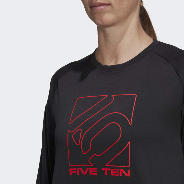 Sort Five Ten Long Sleeve trøje ID214