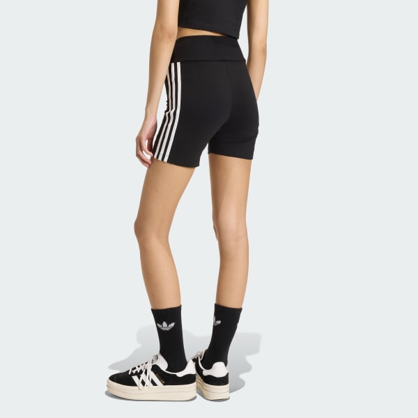 Svart 3-STRIPES SHORTS