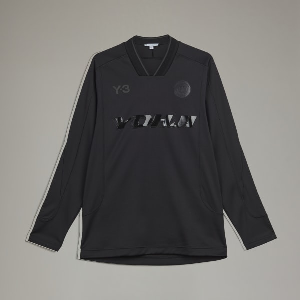 Sort Y-3 Football Long Sleeve T-shirt