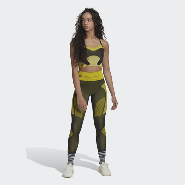 cerná Podprsenka adidas by Stella McCartney TrueStrength Yoga Knit Light-Support S3944