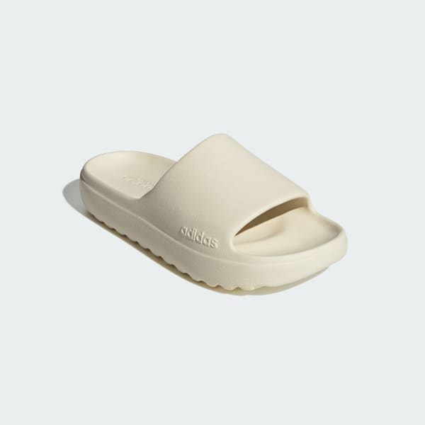 White Adilette Lumia Slides