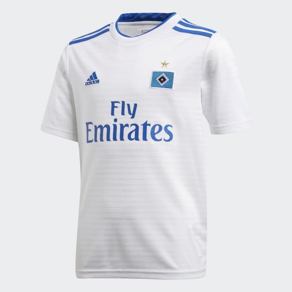 adidas Hamburger SV Home Jersey - White 
