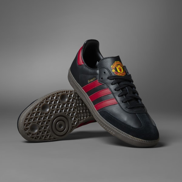 adidas Samba Manchester United Shoes - Black |