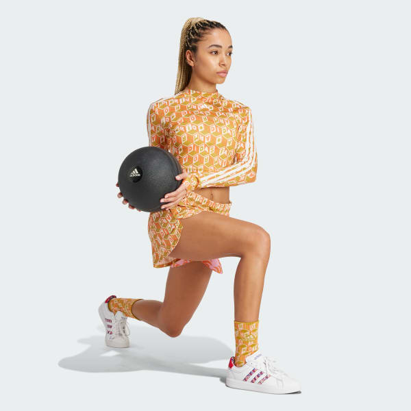 Amarillo Camiseta Manga Larga adidas x FARM Rio