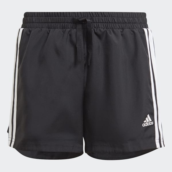 Short pantalón corto fitness Mujer adidas 3 rayas negro