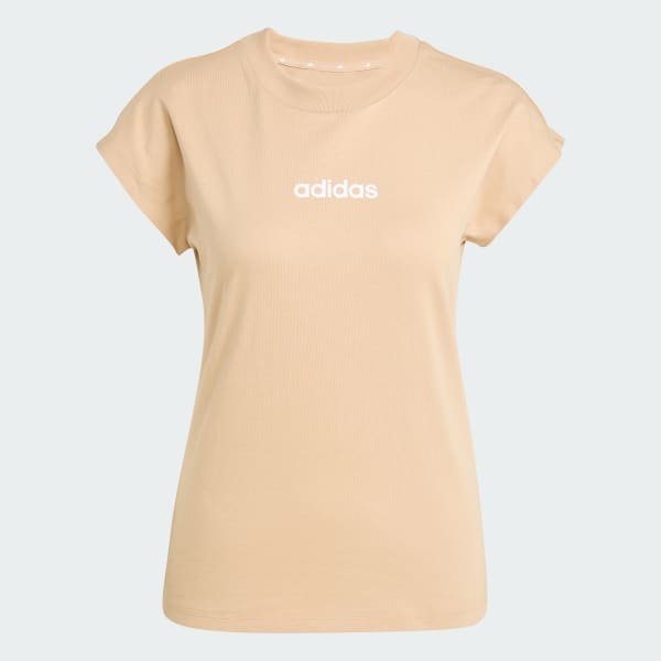 Marron T-shirt coton Essentials Linear