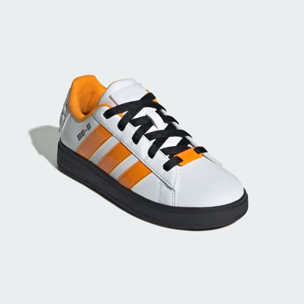 White ADIDAS STAR WARS GRAND COURT 2.0 SHOES KIDS