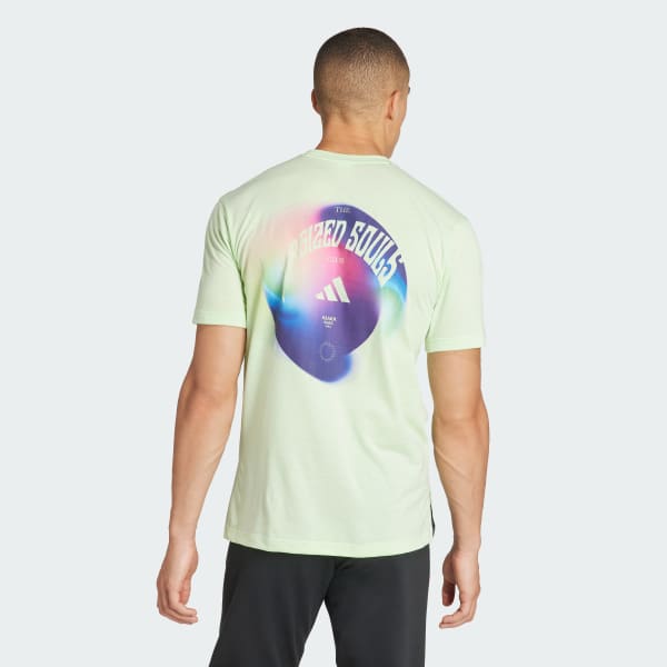 Verde Playera de Entrenamiento Yoga