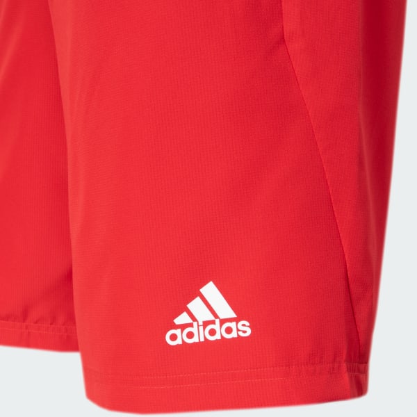 Vermelho Shorts Malha Plana Aeroready
