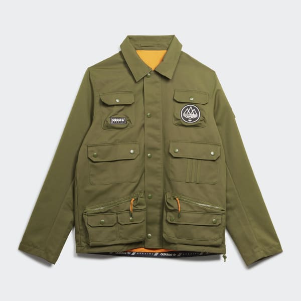ジャケット・アウター adidas SPEZIAL FENISCOWLES JKT Adidas Men's SPZL Feniscowles Jacket in Wild Pine adidas