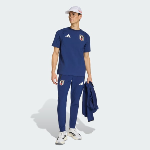 アディダス サッカー日本代表 ティロ26 トラベルパンツ - ブルー