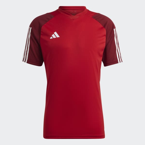 Polera roja adidas best sale