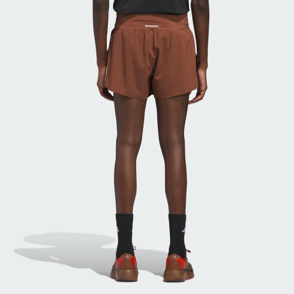 Brown Humanrace Adizero Archive Running Gel Short