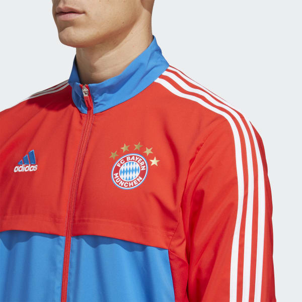 Czerwony FC Bayern Condivo 22 Presentation Jacket