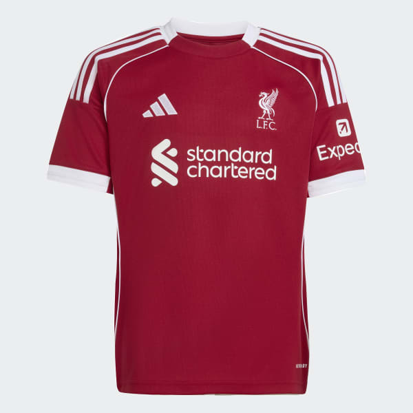 adidas Liverpool FC 25/26 Home Jersey Kids - Red | Free Shipping
