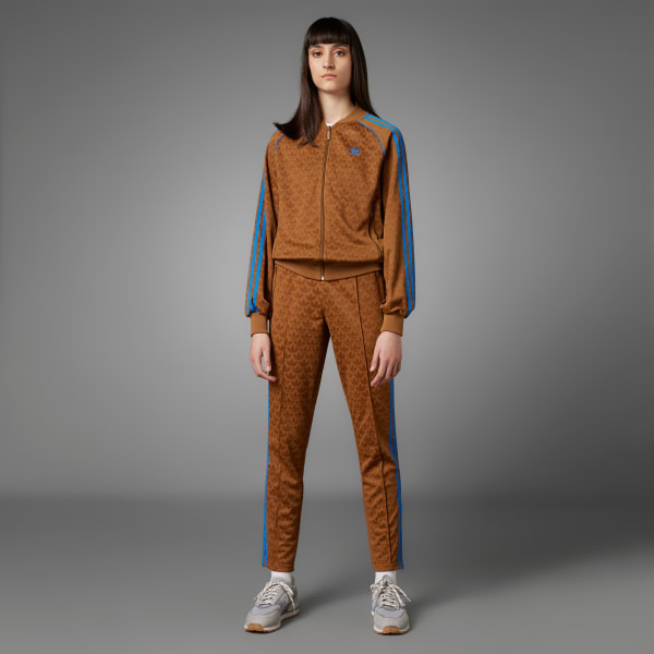 adidas Adicolor 70s SST Track Top - Brown | Women's Lifestyle | adidas US