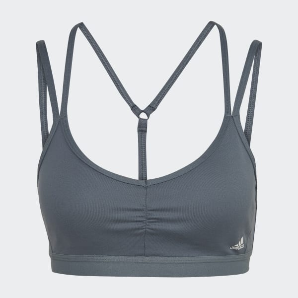 modrá Športová podprsenka Yoga Essentials Light-Support