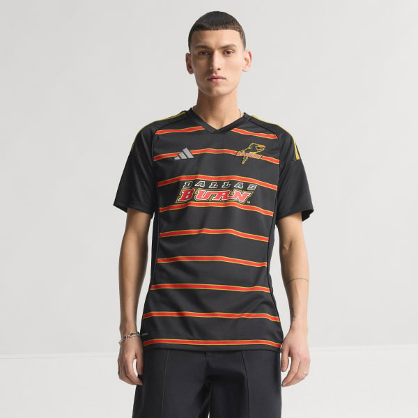 adidas FC Dallas 2025 Archive Jersey - Black | Free Shipping with