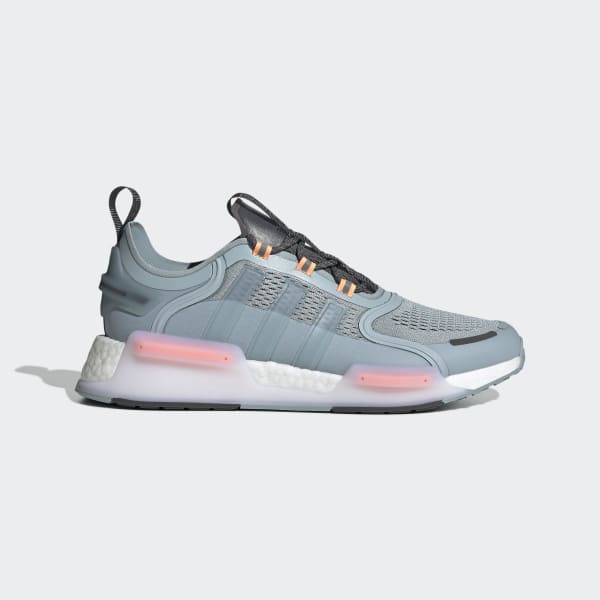 adidas Lace Nmd_v3 Shoes in Grey Womens Mens Shoes Grey 