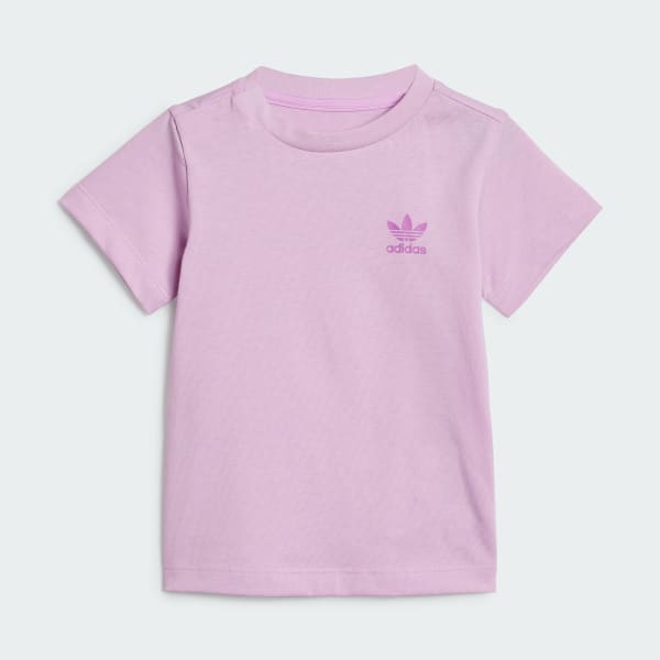 Pourpre Ensemble short et t-shirt