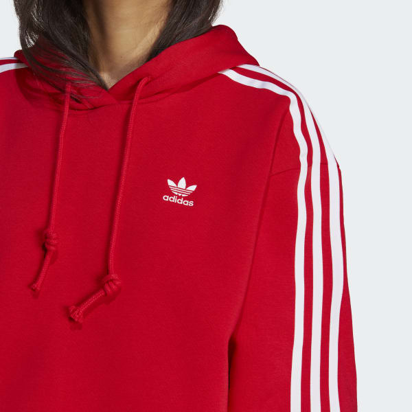 rood Adicolor Classics Crop Hoodie
