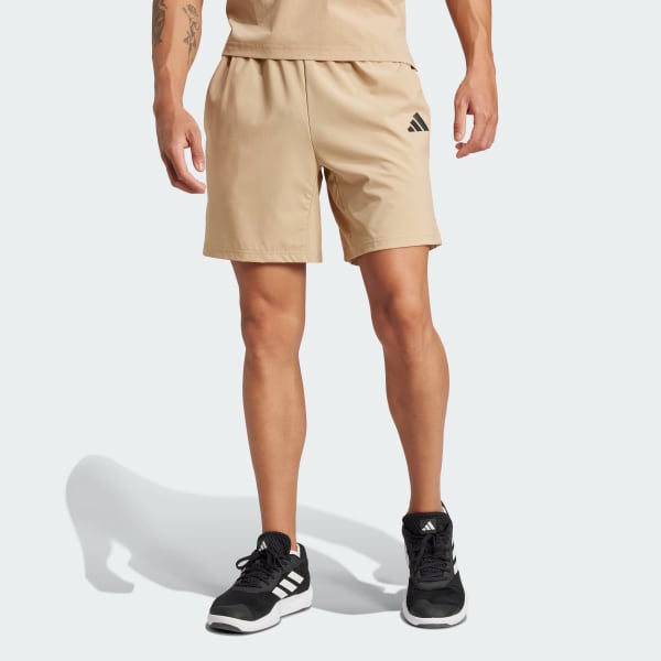 สีน้ำตาล กางเกงขาสั้น Gym+