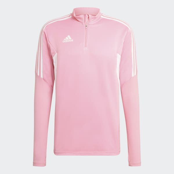 Adidas pink hot sale training top