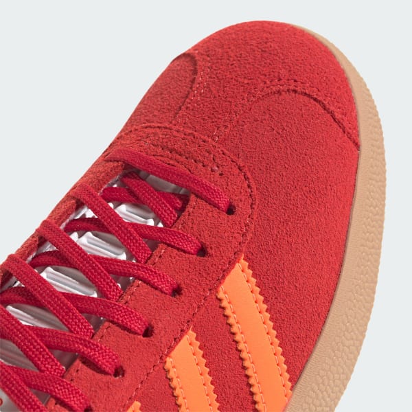Red adidas gazelle shoes womens cheap
