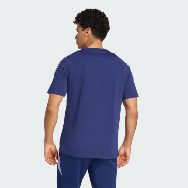 Blauw Frankrijk Cotton T-shirt