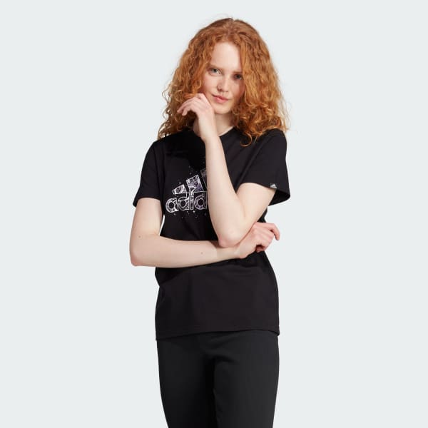 Adidas graphic tee womens sale