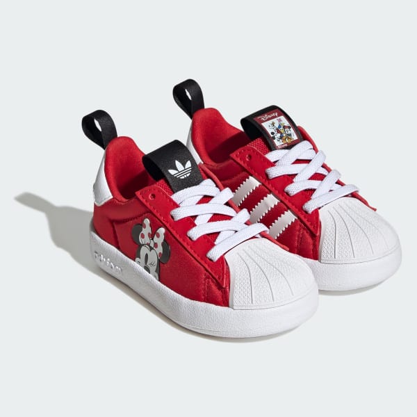 สีแดง รองเท้า ADIDAS DISNEY MICKEY MOUSE adiFOM SUPERSTAR 360