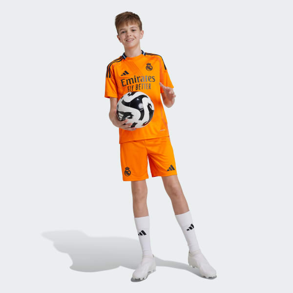 Arancione Divisa Away 24/25 Junior Real Madrid