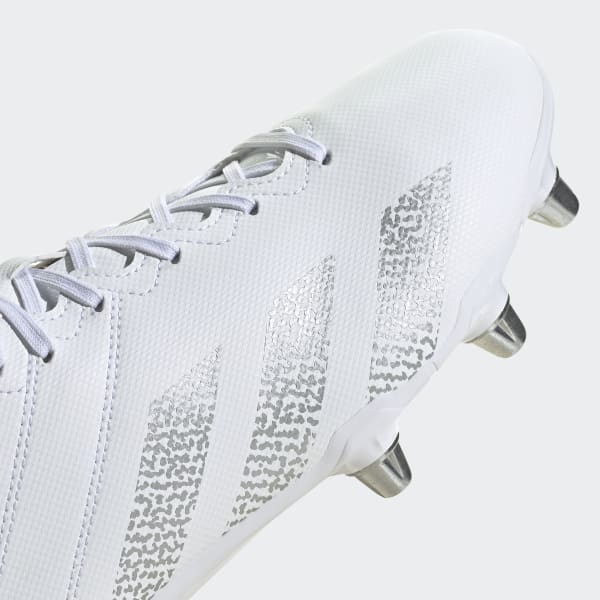 adidas Kakari Soft Ground Boots White adidas New Zealand