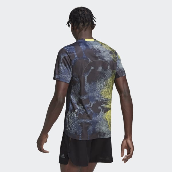 Wielokolorowy D4T HIIT Allover Print Training Tee HL087