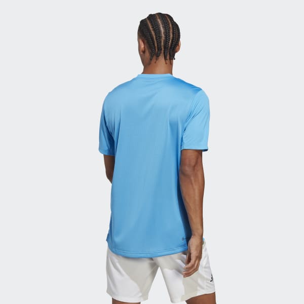 Adidas t shirt blue colour clearance