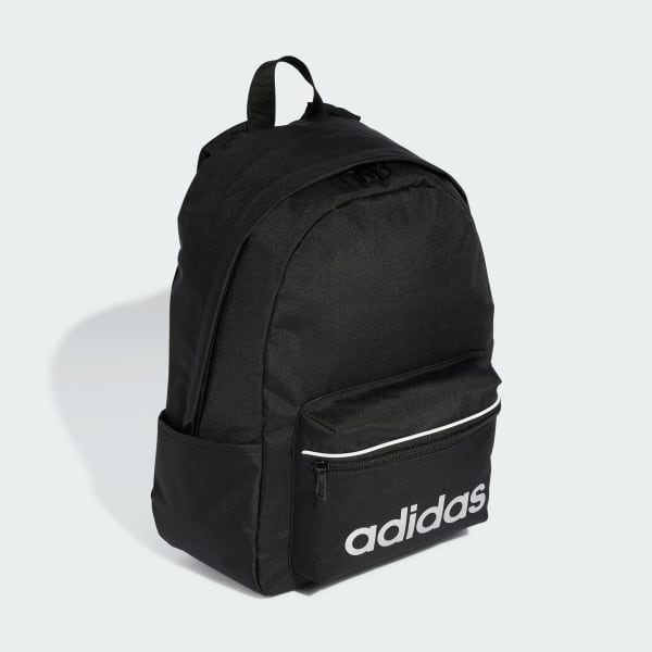 Black Linear Essentials Backpack