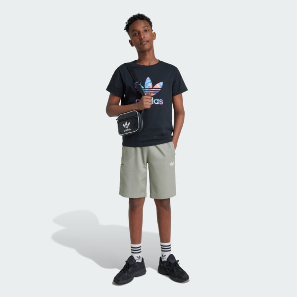 Adidas cargo shorts green on sale
